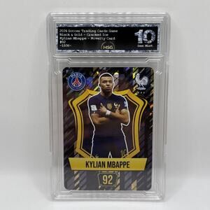 Kylian Mbappe - Holo Foil Soccer Card 2024 Grass Games - Graded 10 - Novelty